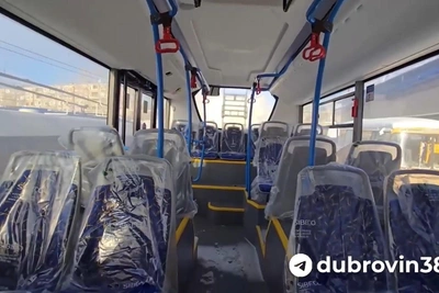 В Братск прибыл новый троллейбус на замену сгоревшему