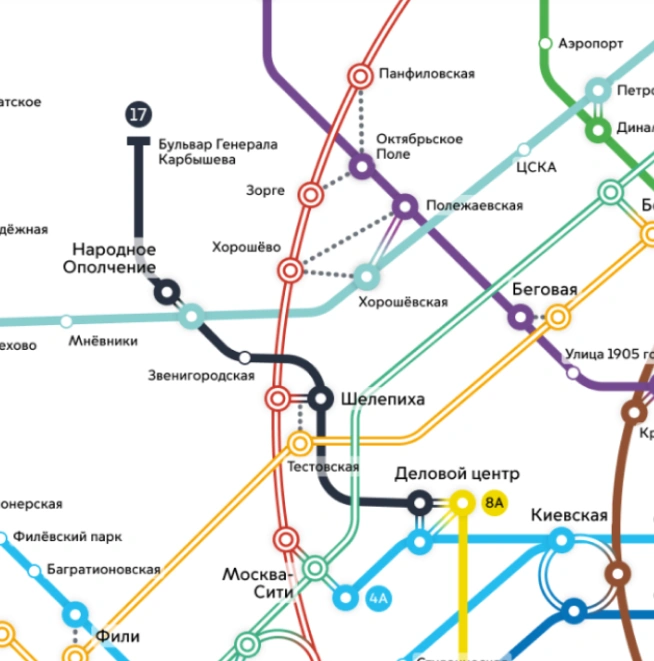 Пусковой участок Рублево-Архангельской линии в 2026 году | Источник: stroi.mos.ru