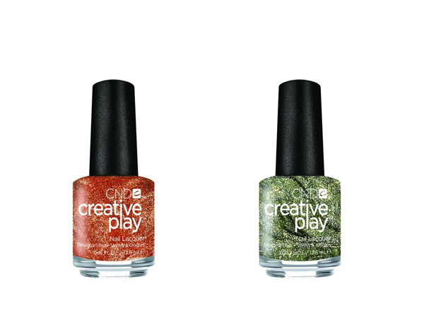 Лак для ногтей Creative Play, CND. Цвета: 420 Lost in Spice, 433 Olive for the Moment