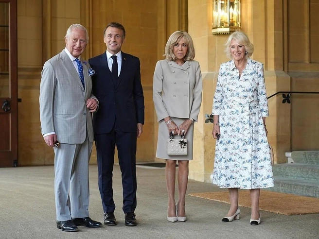 На днях монархов посетил Эммануэль Макрон с женой | Источник: theroyalfamily / Instagram (экстремистская организация, деятельность запрещена на территории РФ)