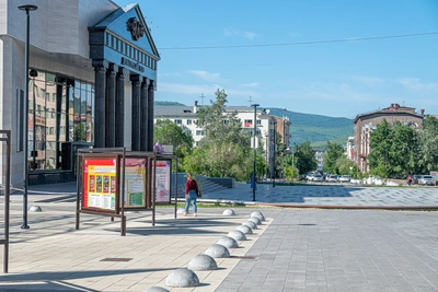 Ремонт Театральной площади в Чите завершат к 30 сентября