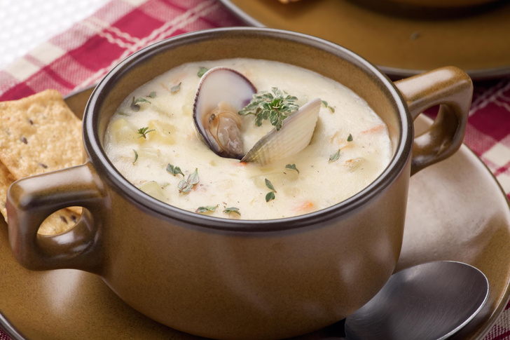 В своей ракушке: история и рецепт американского супа чаудер
