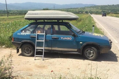 Kazan man reaches Africa in old 'nine', finds fame years later