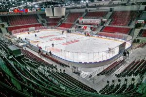 Генеральный директор «Металлурга» Андрей Денякин высказал оптимизм по поводу проведения домашних игр в городе: «Мы планируем, что домашние матчи будут проводиться в Новокузнецке» | Источник: kuzrab.ru