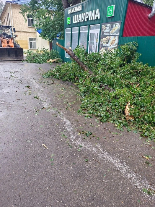Пешеходов на тротуаре в этот момент не было | Источник: Честная Самара / Vk.ru