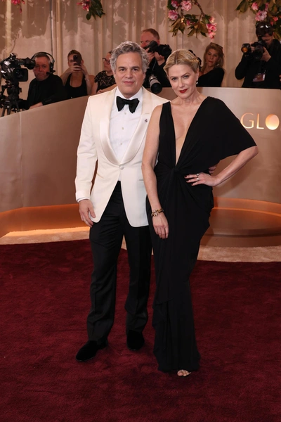 Марк Руффало с женой