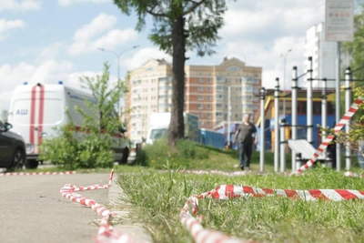 Экстренные службы у дома в Зеленограде