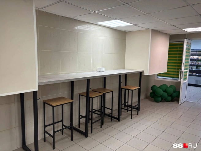 Зона для употребления еды | Источник: Анастасия Сидорова / 86.RU