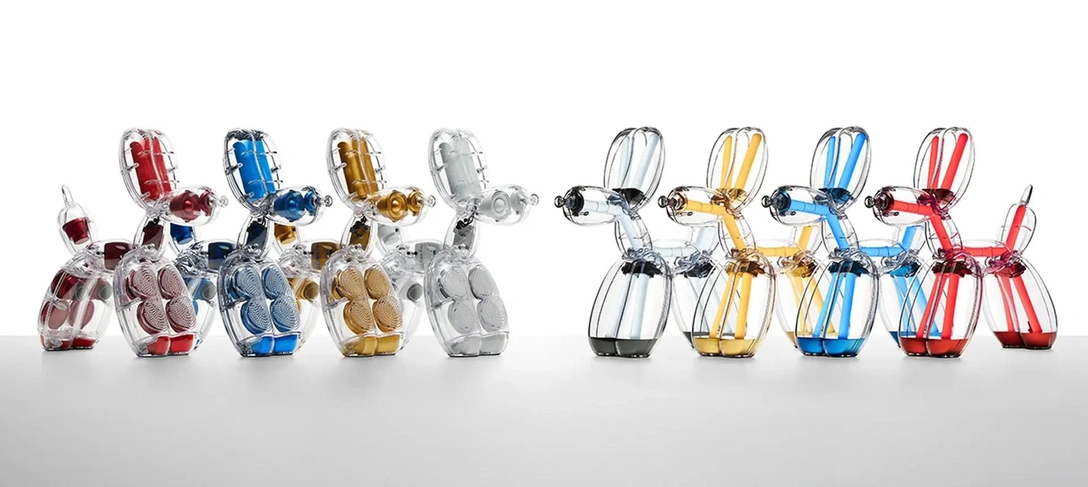 Лампы и колонки Balloon Dog: коллаборация Lexon и Джеффа Кунса | Источник: Lexon × Jeff Koons