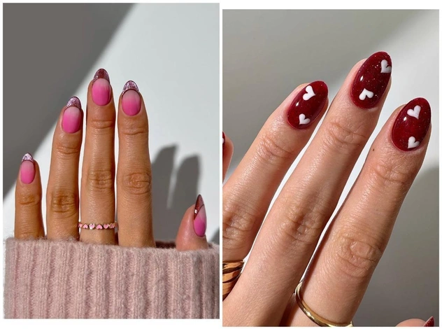 Маникюр на 14 февраля: 10 самых романтичных дизайнов