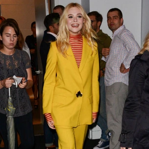 Эль Фаннинг в Нью-Йорке, 12 сентября