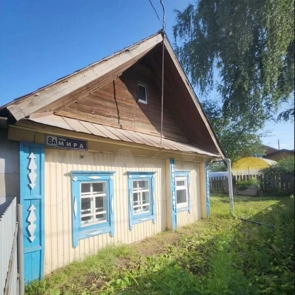 Что находится в самом доме, собственник не указывает&nbsp;— хочет, чтобы покупатель его разобрал и забрал профнастил | Источник: Avito.ru
