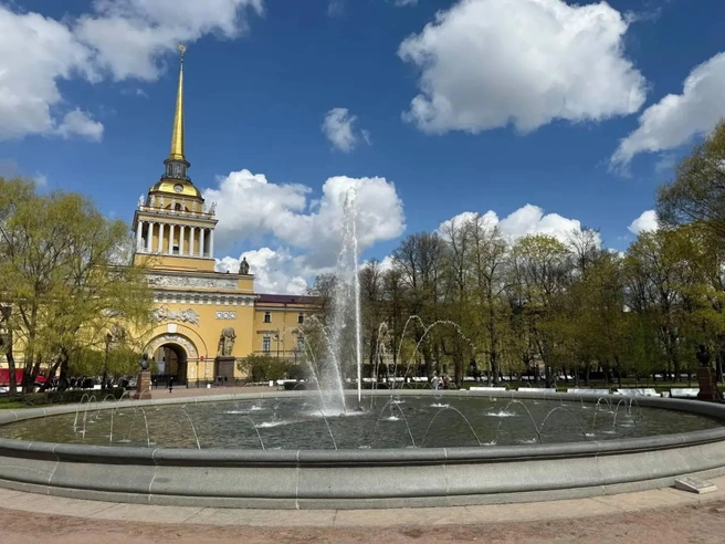В «Ночь музеев» будут работать пять фонтанов в центре Петербурга | Источник: Водоканал Санкт-Петербурга