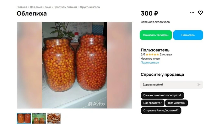 Здесь ценник повыше. Да и в объявлении указано, что оплата может быть только наличными  | Источник: avito.ru