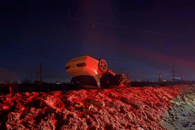 Смертельное ДТП на дамбе ГЭС в Новосибирске