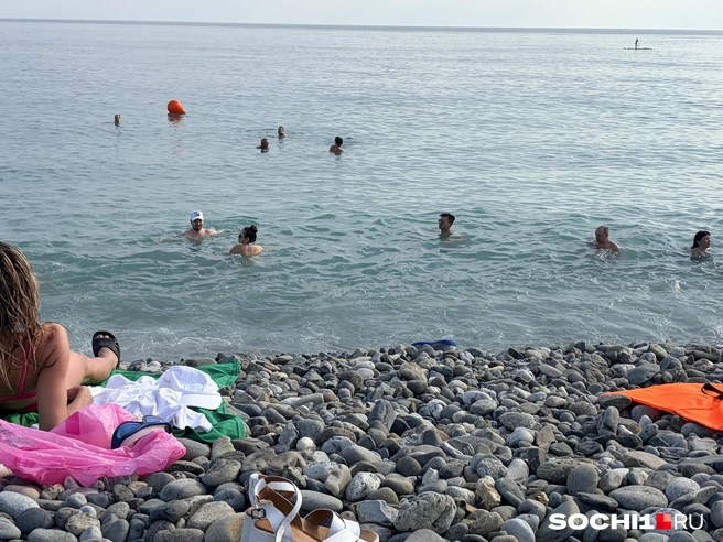 В море тоже резкий обрыв  | Источник: Анна Грицевич / SOCHI1.RU