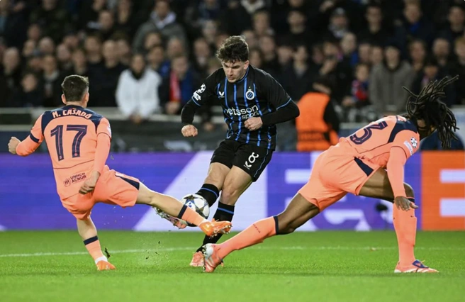 В Брюгге команды забили шесть голов | Источник: пресс-служба УЕФА