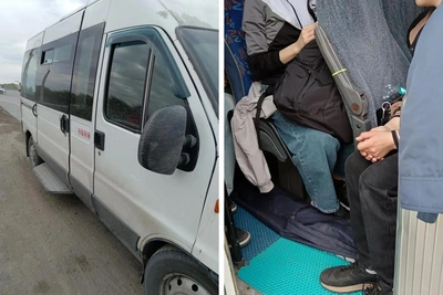 Водителя автобуса сняли с рейса за перевозку детей