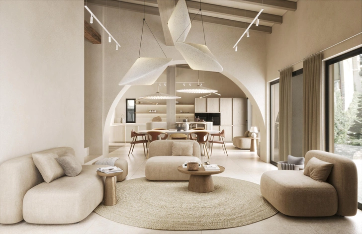 От глобуса до гостиной: дом как коллекция впечатлений | Источник: Pozdnyakova Interiors