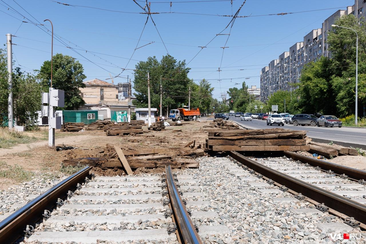 В центре Волгограда на пять дней перекрывают дорогу из-за ремонта путей на Ангарском