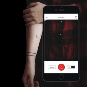 Приложение дня: примерь татуировку с INKHUNTER