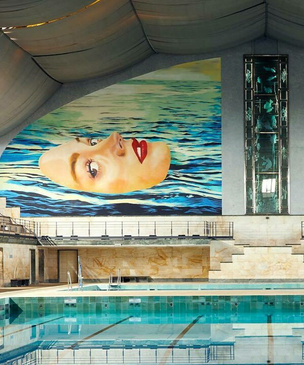Яркий новый облик бассейна 1930-х годов в Милане