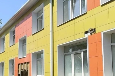 Kindergarten near Solnechnogorsk under repair, staff post event photos