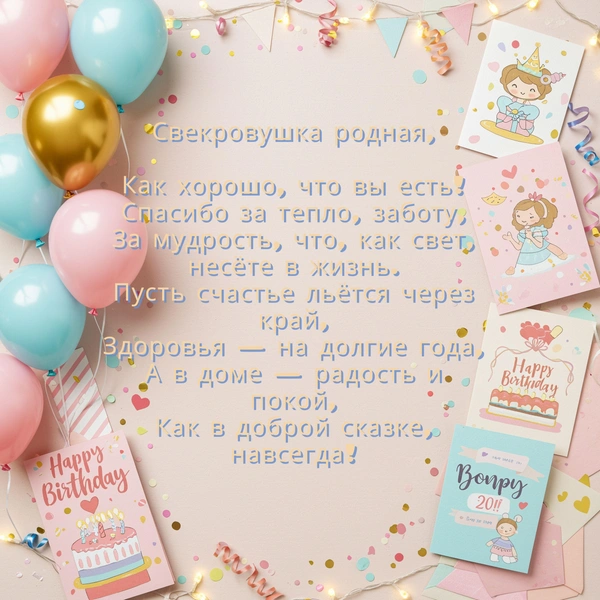 Поздравление для свекрови | Источник: theDay.ru/Shutterstock AI/Fotodom.ru