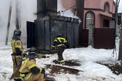 Трансформатор сгорел в Оренбурге