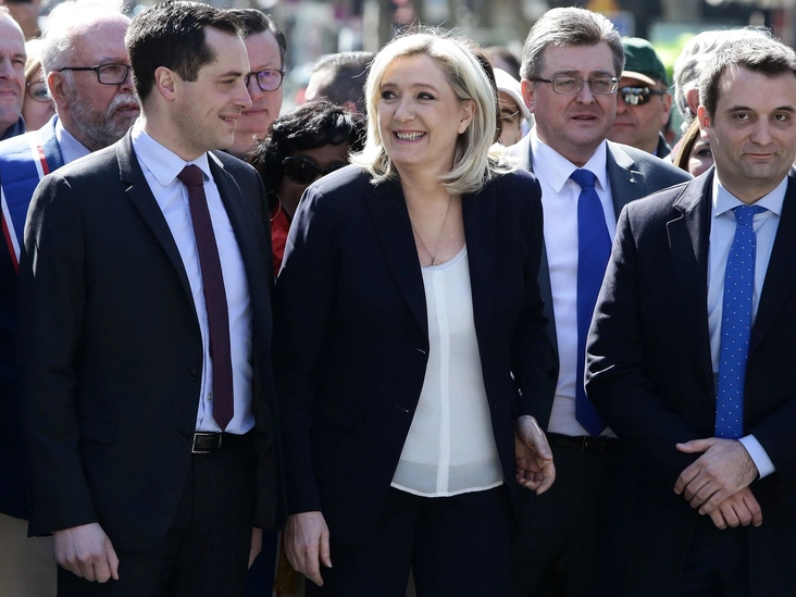 Марин Ле Пен в Париже, май 2016