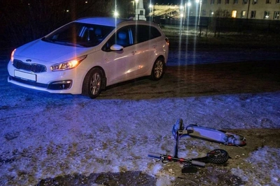 В Зауралье школьница на самокате попала под Kia