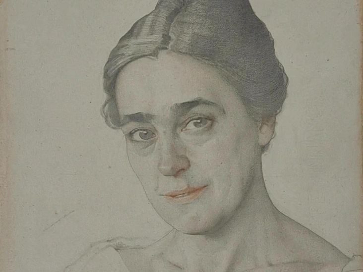 Сомов Константин. Портрет Н.Е. Добычиной, 1921. Собрание KGallery, Санкт-Петербург