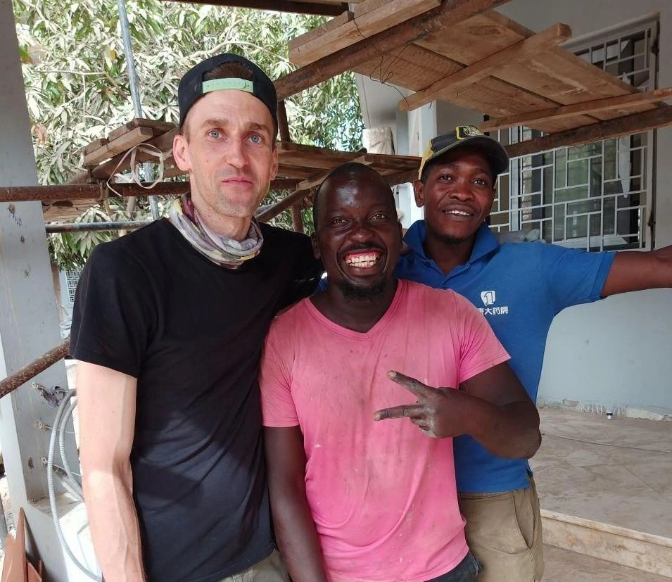 Коллеги Николая — Дауда и Джиби | Источник: Николай Михалев