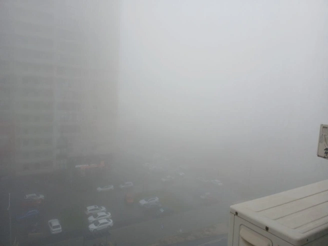 В такой пелене едва можно что-то разглядеть | Источник: читатель V1.RU