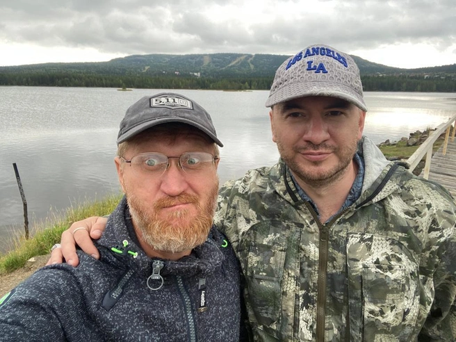 Андрей Рожков и Александр Златопольский лично искали все локации для съемок сцен на природе | Источник: Александр Златопольский