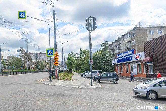 Перекресток на Красноармейской | Источник: Олег Фёдоров / CHITA.RU