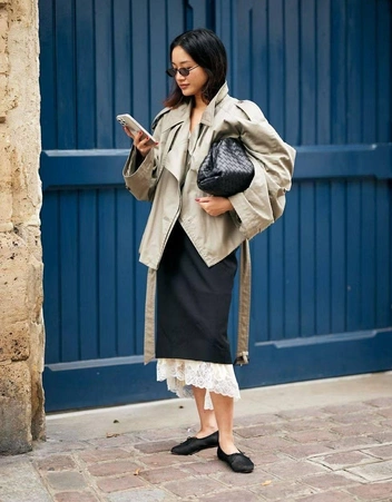 Можно купить уже готовую юбку с имитацией нижнего слоя  | Источник: ru.pinterest.com