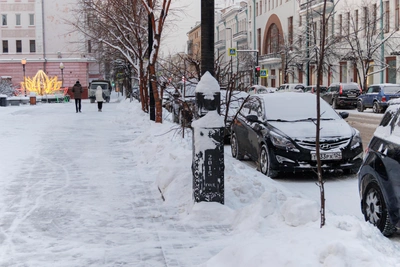 Водителей Тулы предупредили о снеге и гололедице