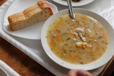 Барнаульский рецепт рассольника с перловкой и огурцами