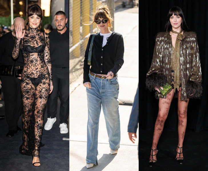 Эволюция стиля Дакоты Джонсон&nbsp;&mdash; фэшн-иконы и музы Алессандро Микеле