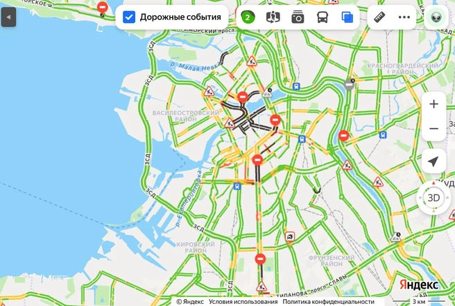 В центре Петербурга — масштабные ограничения движения | www.fontanka.ru