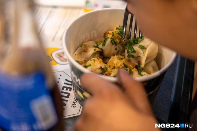 Пельмени за 488 рублей. Внештатному корреспонденту-первокласснику понравились | Источник: Мария Ленц / NGS24.RU