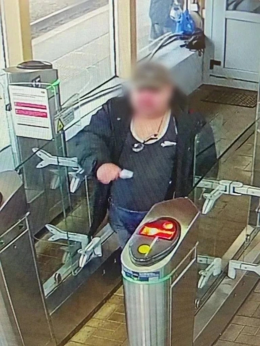 Пьяный пассажир с ноги вынес стеклянный турникет на станции Павловск  | Источник: УТ МВД России по СЗФО