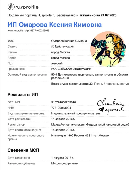 Источник: Светский хроник / T.me