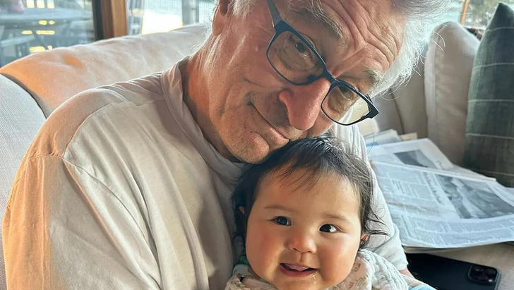 80-летний Роберт Де Ниро отметил первый день рождения дочери и показал ее фото