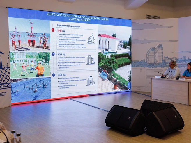 Чиновники планируют к 2028 году восстановить лагерь на черноморском побережье, который не работал с 2017 года | Источник: Алексей Волхонский / V1.RU