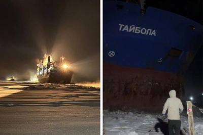 Россияне обсуждают видео сухогруза «Тайбола» из Архангельска