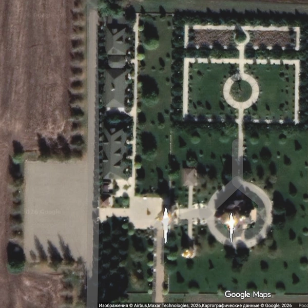 Участок с храмом | Источник: GoogleEarth.com
