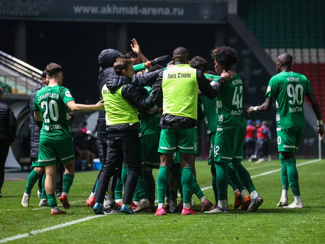 Первый тайм — 0:0 | Источник: ФК «Ахмат» / t.me