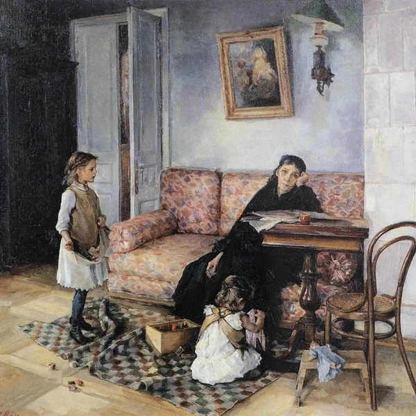 Антонина Ржевская. «Сироты». 1893 | Источник: Public Domain